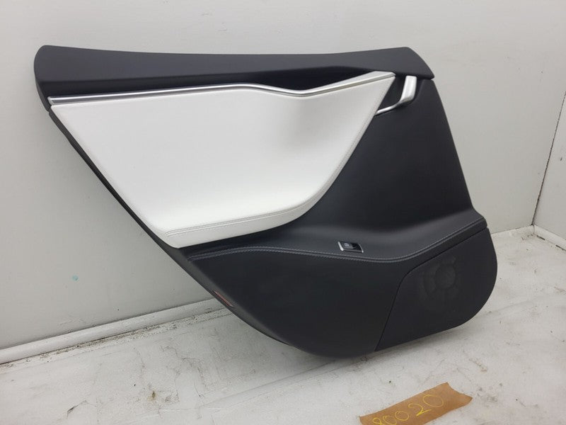 ⭕ 2012-2015 Tesla Model S MS Rear Left Interior Door Panel Trim Card Cover LH
