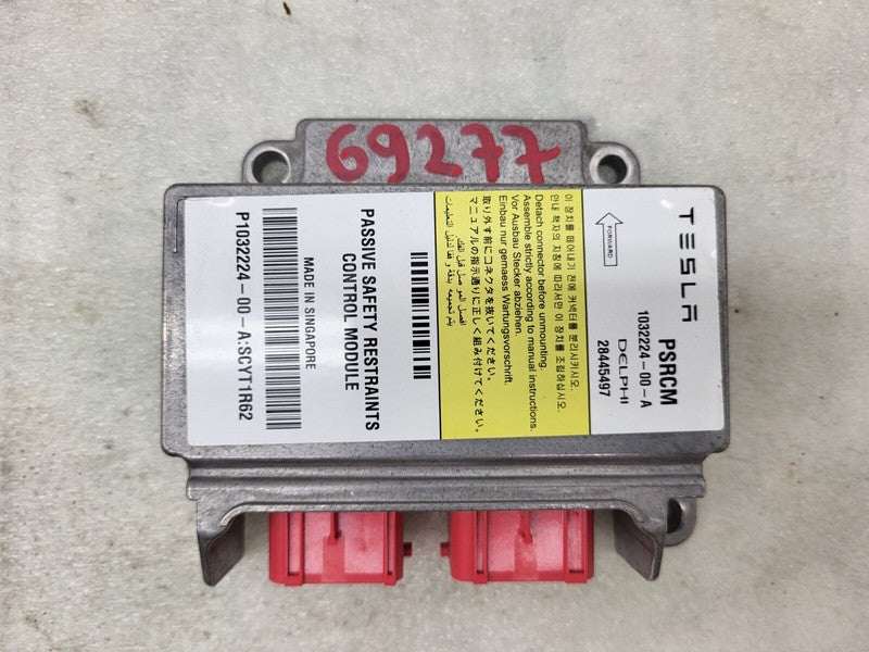 103222400A ⭕ 12-15 Model S Passive Safety Restraint Computer Module Crash Data 1032224-00-A