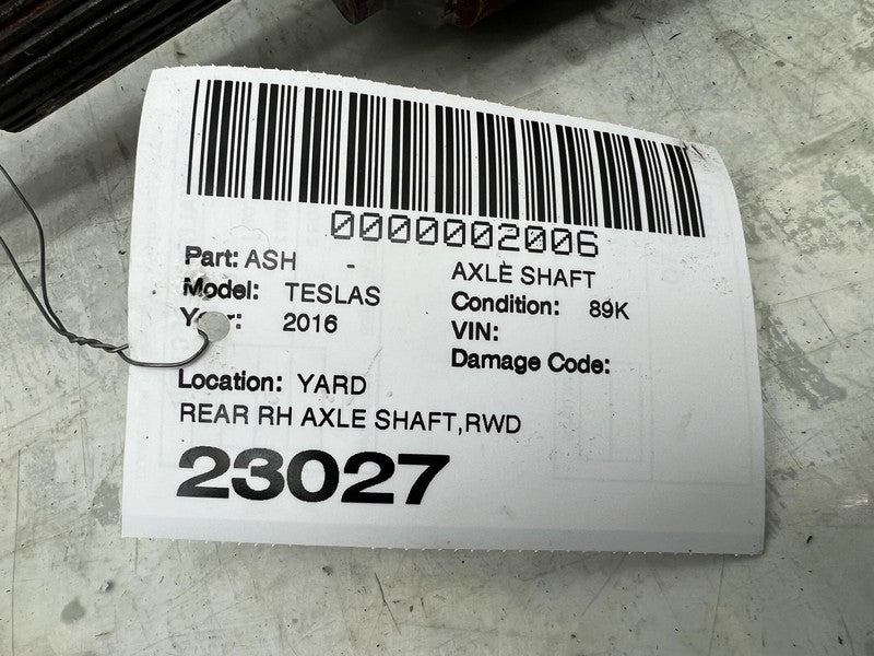 2012-2020 Tesla Model S X Rear Driver Side CV Axle Shaft Halfshaft 36M