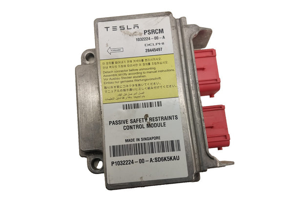 ⭕ 12-15 Model S Passive Safety Restraint Control Module Crash Data 1032224-00-A