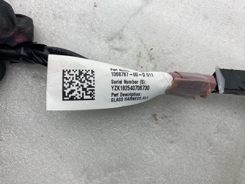 1068787-00-D ⭕ 17-23 Tesla Model 3 Front Triple Camera w/ Interior Rear View Mirror & Cable