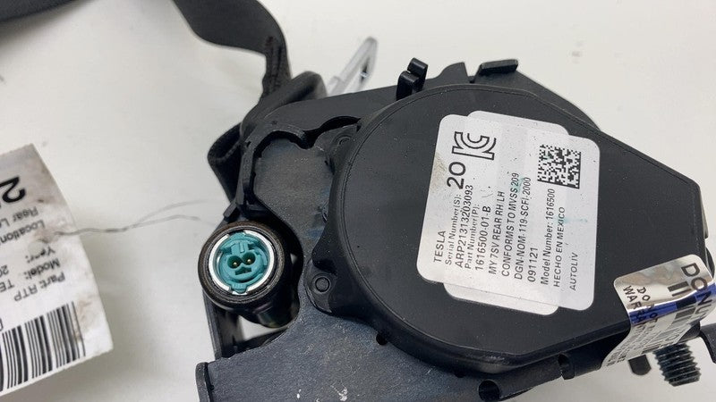 ⭕ 20-24 Model Y MY Rear Left or Right 2nd Row Seat Belt & Retractor 16