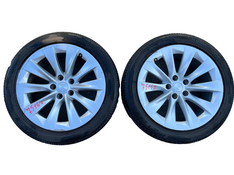 1059337 00 A ⭕16-20 Model S Wheel Rim 19" inch 19x8.0+40MM w/ Tire 245/45 R19 x2 1059337-00-A