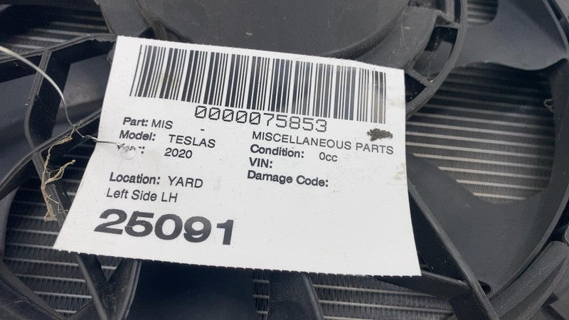⭕ 2012-2020 Tesla Model S A/C Condenser Cooling Fan Blade & Motor 6007