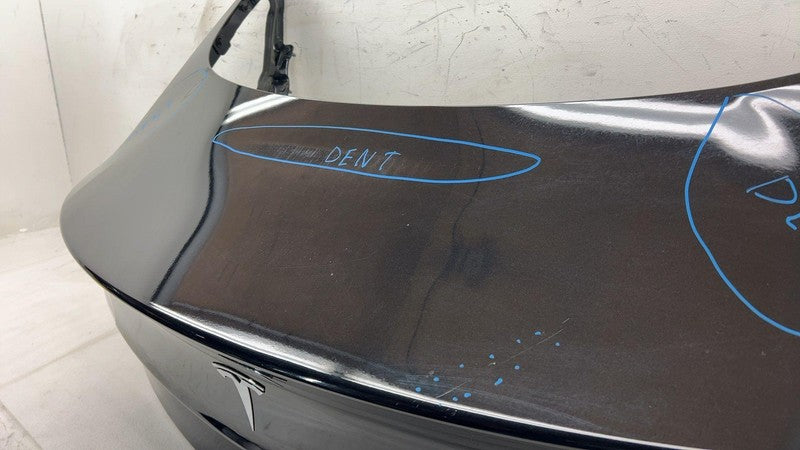 ⭕ 17-20 Tesla Model 3 Trunk Tailgate Liftgate Decklid Shell Panel Blac
