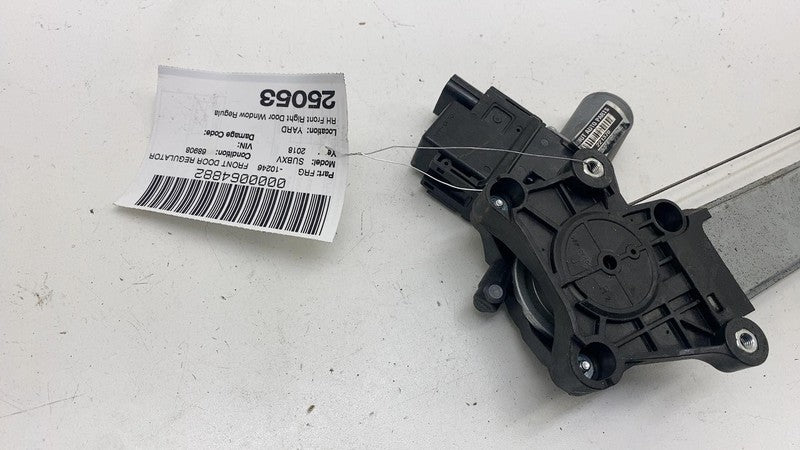 ⭕ 2018-2023 Subaru XV Crosstrek Front Passenger Side Door Window Regulator Right