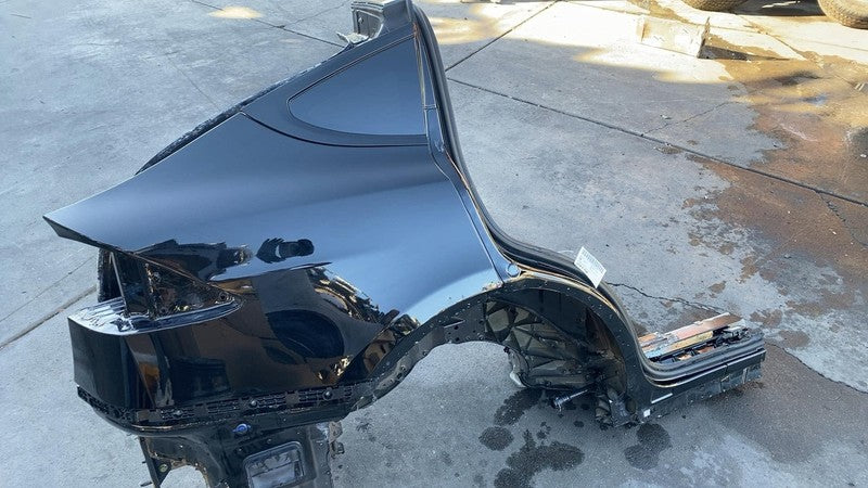 ⭕ 2021-2024 Tesla Model X Rear Passenger Quarter Panel Cutout Right Black - PBSB