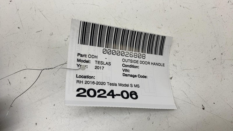 ⭕ 2016-2017 Tesla Model S Rear Passenger Side Exterior Door Handle Out