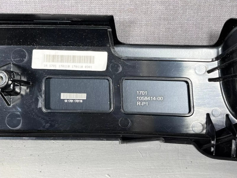 ⭕ 16-20 Model X Rear Passenger Side Falcon Door Top Trim Panel Right 1