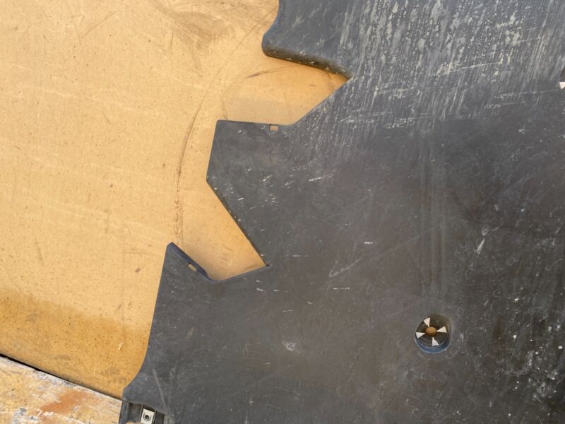 158816500D ⭕ 21-23 Model S X Rear Underbody Lower Diffuser Aero Splash Shield 1588165-00-D