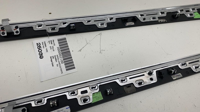 ⭕ 2016-2020 Tesla Model X Rear Left & Right Door Decor Trim Molding 10