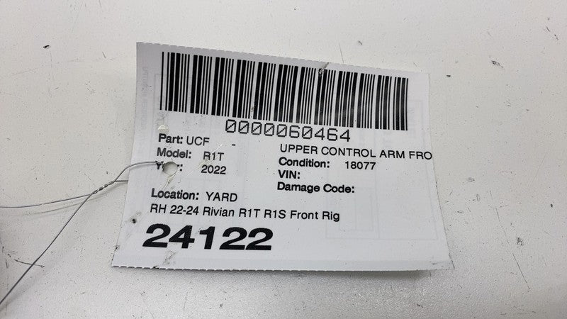 PT00001857 ⭕ 22-24 Rivian R1T Front Passenger Side Upper Suspension Control Arm PT00001857