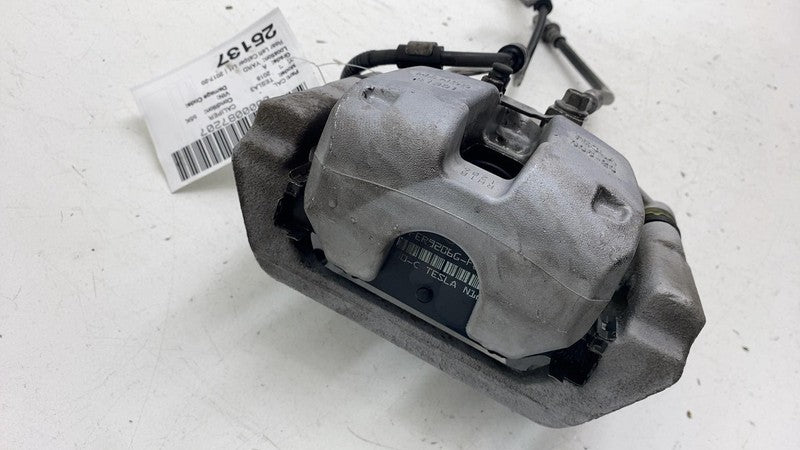⭕ 17-25 Tesla Model 3 M3 Rear Left Caliper w/ Brake Hose Line BASE 104