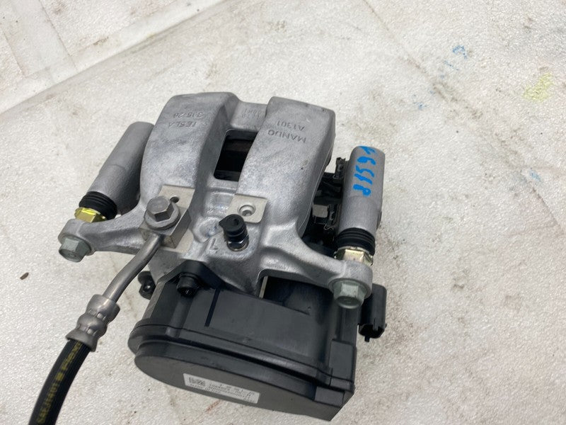 104462300H ⭕ 2020-2024 Tesla Model Y Rear Left Caliper w/ Brake Line Hose BASE 1044623-00-H