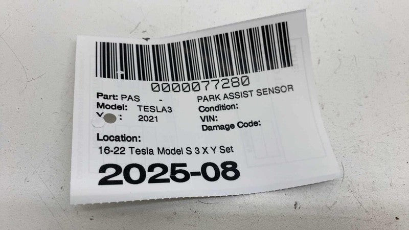 ⭕ 17-23 Tesla Model 3 SET of Bumper Park Assist Sensor 1127503-00-C/11