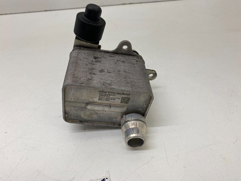 1088248 00 D ⭕ 2017-2023 Tesla Model 3 M3 Chiller EXV Oil Fluid Cooler Assembly 1088248-00-D