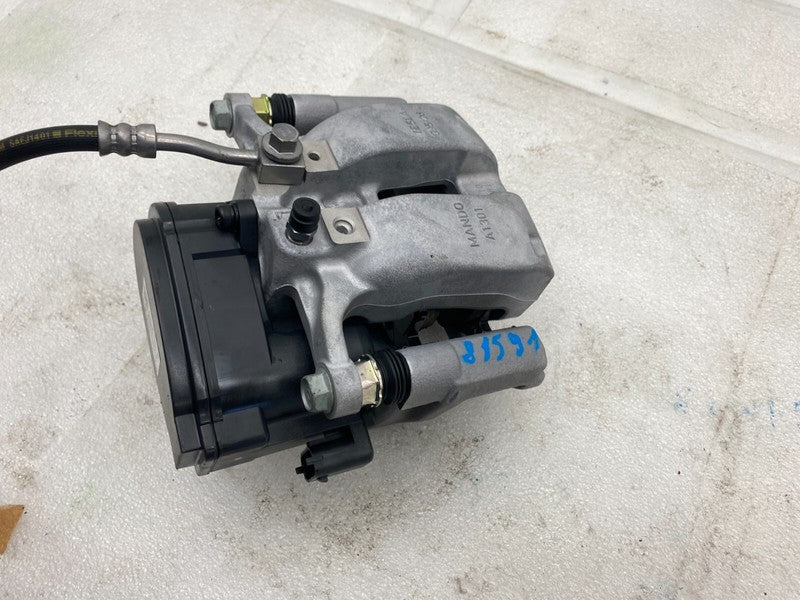 104462300H ⭕ 2020-2024 Tesla Model Y Rear Left Caliper w/ Brake Line Hose BASE 1044623-00-H