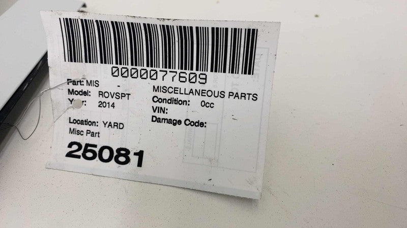 ⭕ 13-22 Range Rover Sport Left Roof Drip Rail Upper Molding Trim White