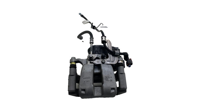 ⭕ 2020-2024 Tesla Model Y Rear Right Caliper + Brake Hose Line BASE 10