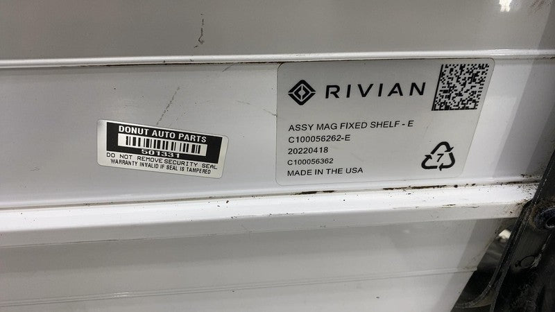 ⭕ 2022 Rivian EDV700 Amazon Van Rear Cargo Fixed Mag Shelf-E Assy C100
