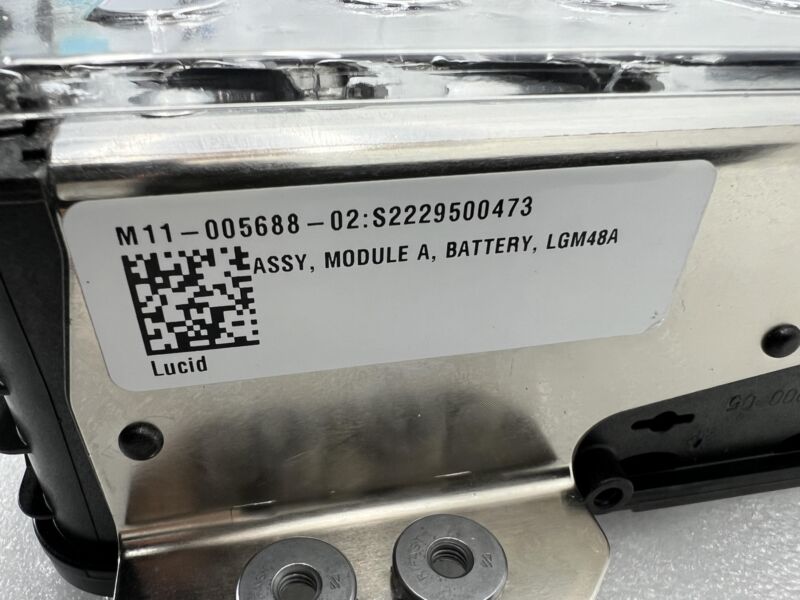 P11-HM2500-01 ⭕ 2022-2024 Lucid Air One Battery Module Total LGM48A Assembly P11-HM2500-01