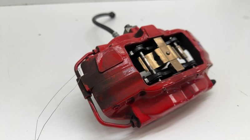 ⭕ 12-20 Tesla Model S Rear Passenger Side Caliper Red w/ Brake Hose Li