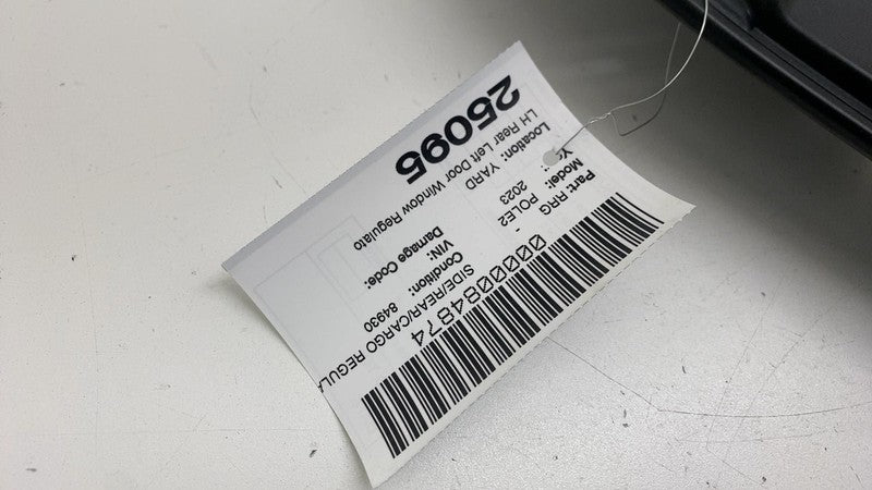 676480460 ⭕ 2021-2023 Polestar 2 Rear Left Side Door Window Regulator & Carrier Assembly