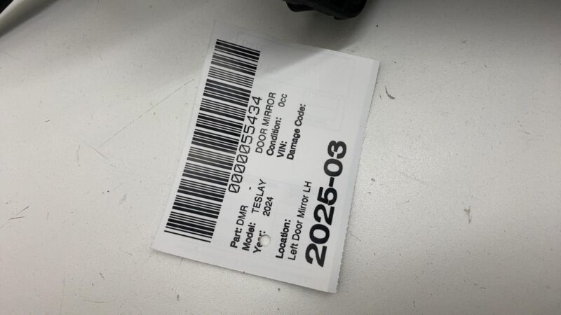 1594111-00-D 2020-2024 Tesla Model Y MY Left Exterior Rear View Door Mirror RH (NO SKULL CAP)