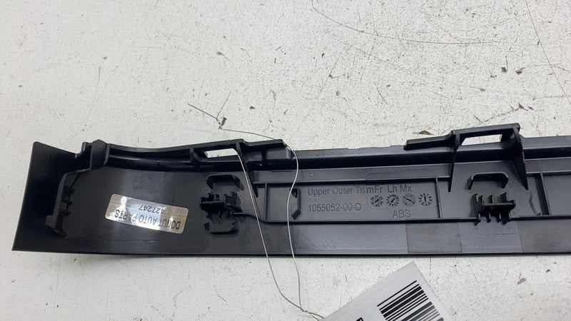 105505200D ⭕ 2016-2023 Tesla Model X Rear Falcon Door Trim Molding Cover Left 1055052-00-D