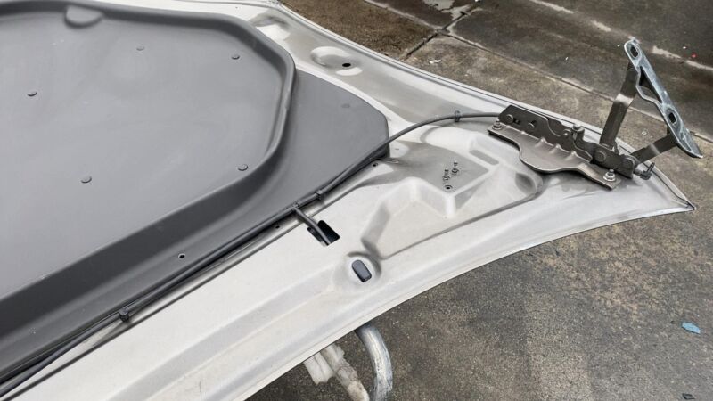 2012 2013 2014 2015 Tesla Model S MS Front Bonnet Hood Shell Panel Assy Silver