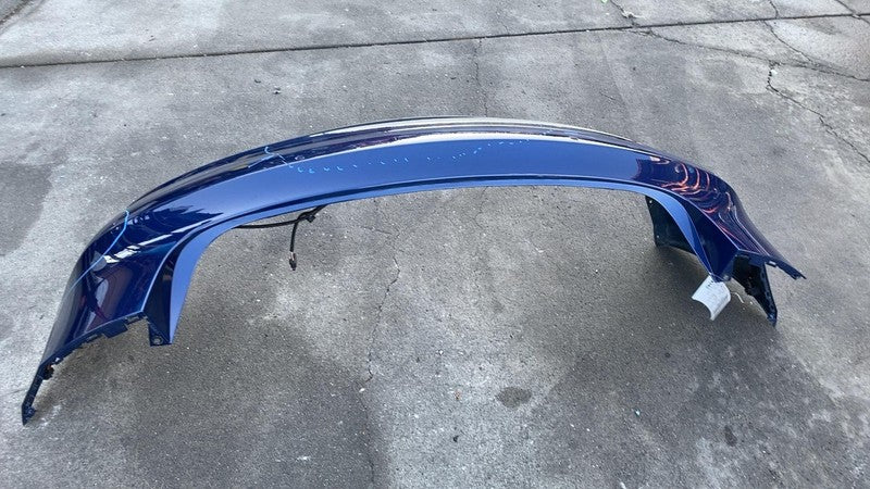 2017-2022 Tesla Model 3 M3 Rear Bumper Fascia Cover w/ Sensor Holes Blue - PPSB