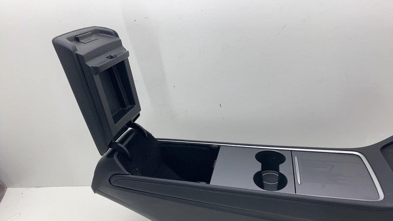 ⭕ 2020-2024 Tesla Model Y Front Center Console Armrest Cupholder w/ Si