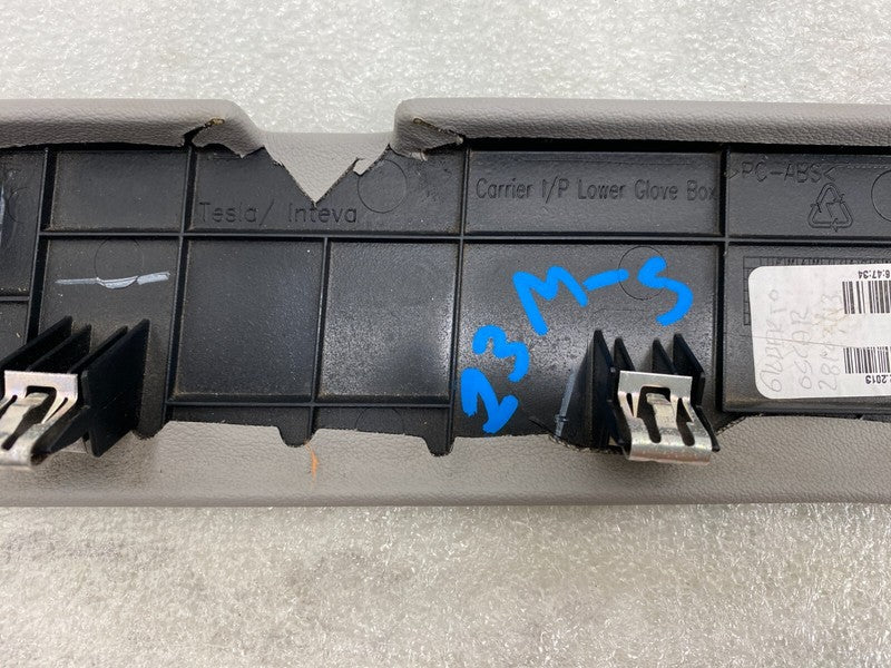 100230106B ⭕ 12-20 Tesla Model S Dash Lower Glove Box Compartment Trim Cover 1002301-06-B