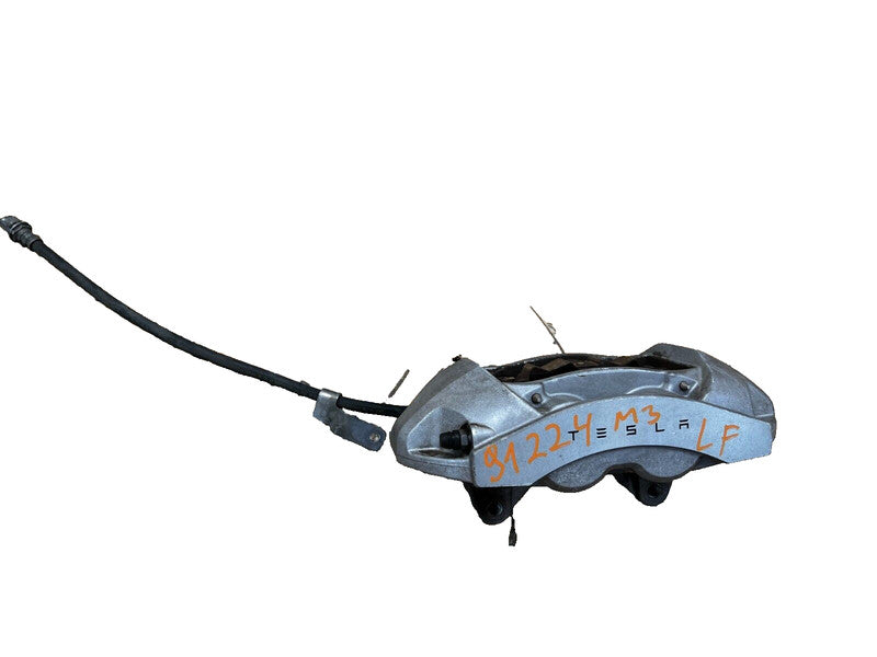 ⭕17-23 Model 3 M3 Front Driver Side Caliper w/ Brake Hose Line Left 10