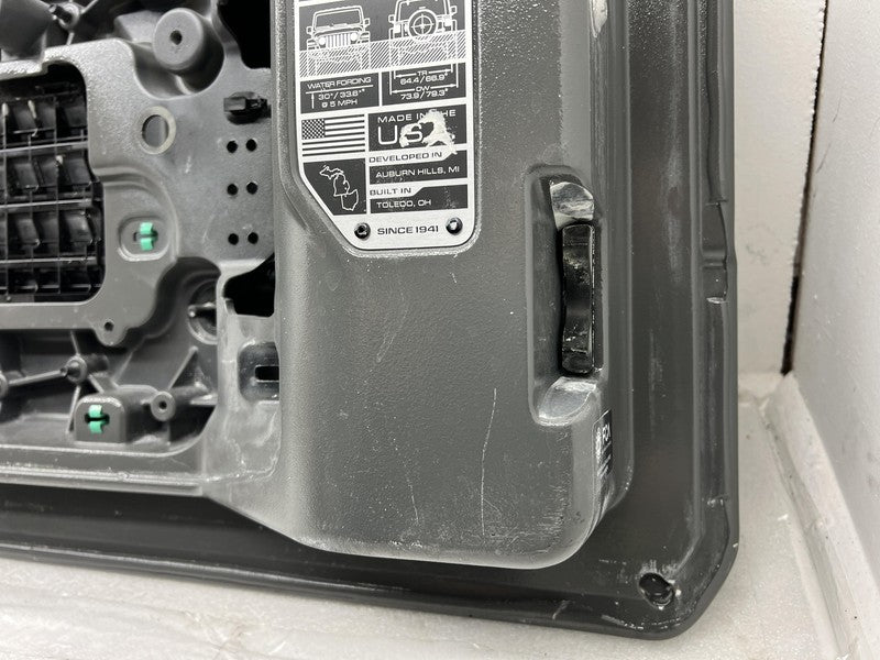 ⭕ 18-24 Jeep Wrangler Sahara 4xe Rear Lower Trunk Gate Rear Door Assembly Gray