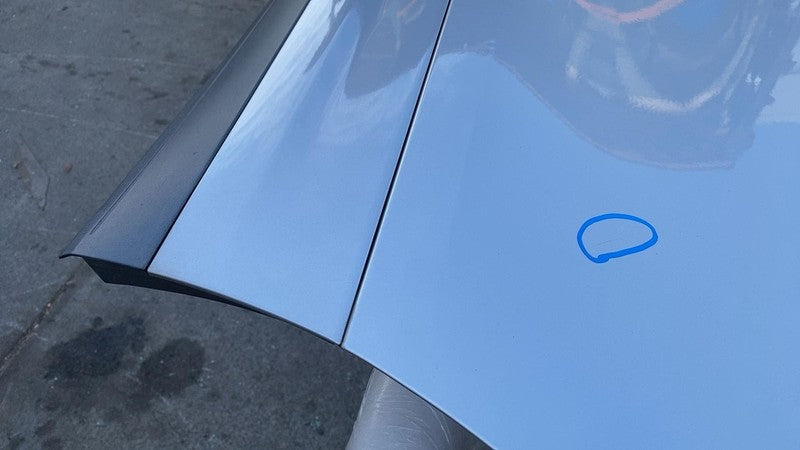 2011-2018 Porsche Cayenne Rear Driver Side Door Shell Panel Left Silver - LX7W