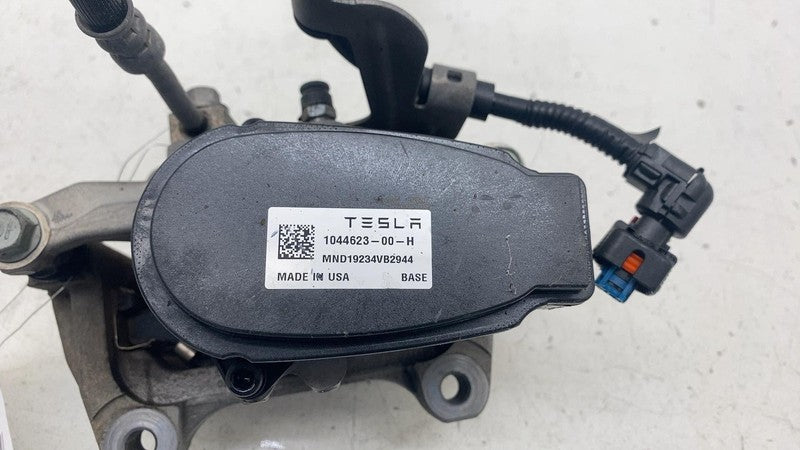 104462300H ⭕ 2017-2025 Tesla Model 3 Rear Left Caliper w/ Brake Line Hose BASE 1044623-00-H