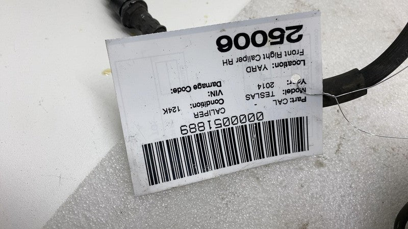 2012-2020 Tesla Model S MS Front Passenger Side Caliper w/ Brake Hose Line Right