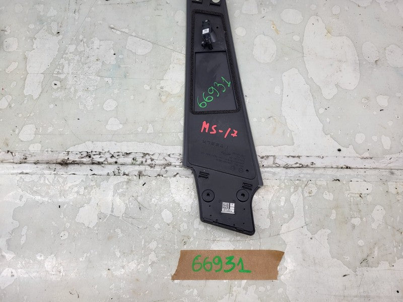 1496707 S0 B ⭕ 16-20 Model S Left Exterior B-Pillar Applique Glass w/ Camera LH 1496707-S0-B