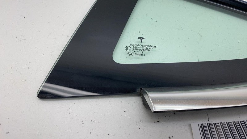 108070300F ⭕ 2017-2020 Tesla Model 3 Rear Left Quarter Fixed Window Glass OEM 1080703-00-F