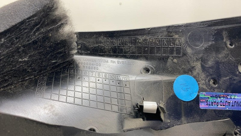 190550400D 2024-2025 Tesla Cybertruck Front Passenger Right Lower Sill Scuff Plate A-Pillar