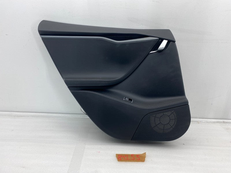 600613371L ⭕ 12-20 Tesla Model S Rear Left Interior Door Panel Trim Card Cover 6006133-71-L