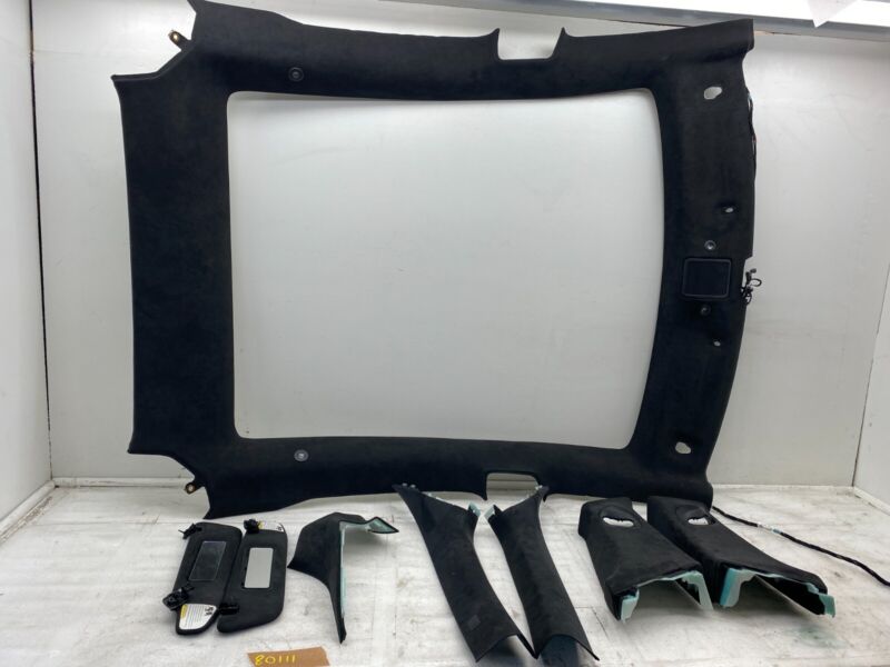 100745702C 2016-2020 Tesla Model S SET of Ceiling Headliner Sunvisor Upper A + B + C-Pillar