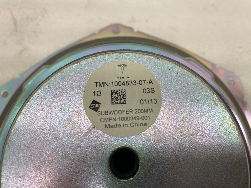 100483307A ⭕ 2012-2020 Model S Infotainment Audio Speaker Mid Subwoofer 200MM 1004833-07-B
