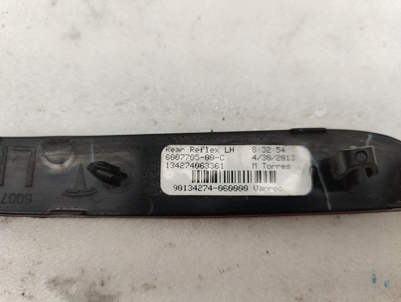 6007705-00-C ⭕ 12-20 Model S Rear Driver Side Bumper Lamp Reflector Light Left 6007705-00-C