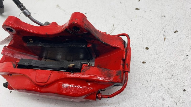 ⭕2016-2020 Tesla Model X Front Caliper w/ Brake Hose Line Right Red 10