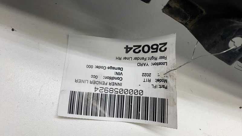 PT00112300-C ⭕ 2022-2024 Rivian R1T Rear Right Wheel Fender Splash Guard Shield PT00112300-C