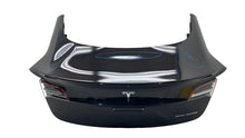⭕ 17-20 Tesla Model 3 Trunk Tailgate Liftgate Decklid Shell Panel Black - PMBL
