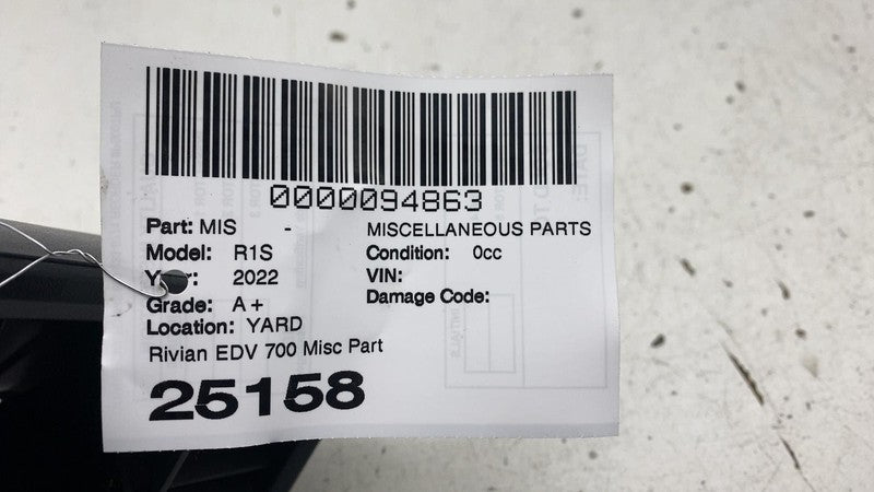 ⭕ 2022 Rivian EDV-700 Amazon Van Driver Cluster Air Vent Duct Left C60