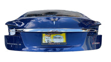⭕ 12-15 Tesla Model S Rear Liftgate Trunk Lid Tailgate Hatch Shell Blue - PPSB